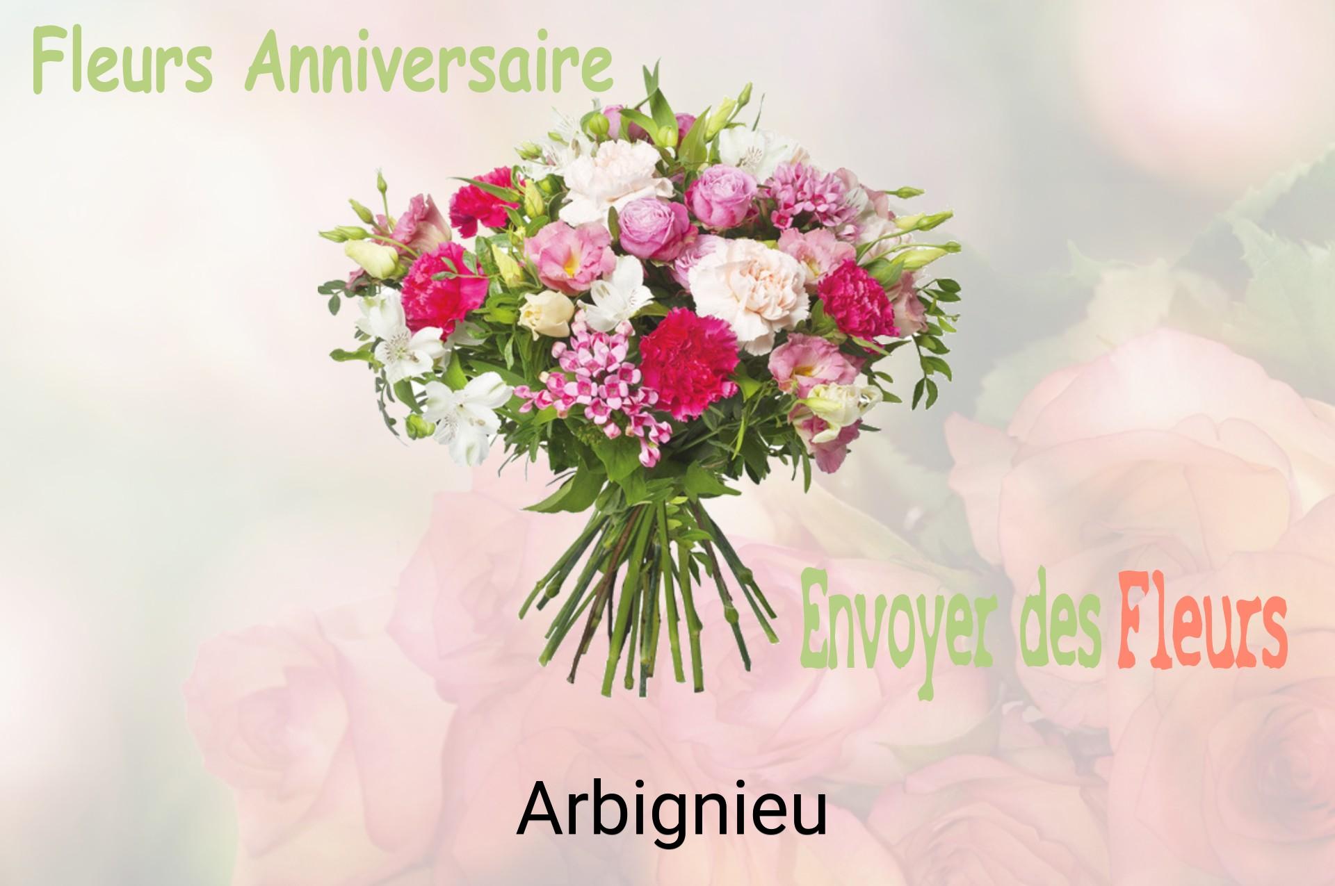 Bouquet de fleurs d’anniversaire livré à Arbignieu